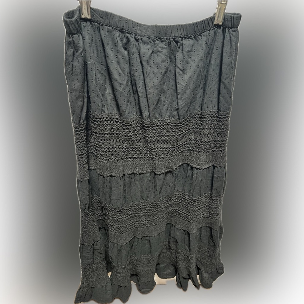Solitaire black Tiered Skirt - Picture 6 of 6